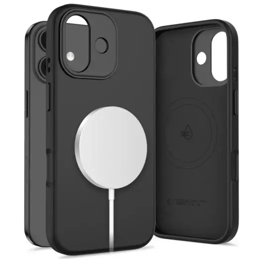 TECH-PROTECT UNIQ maciņš ar MagSafe atbalstu telefonam Apple iPhone 17 melns