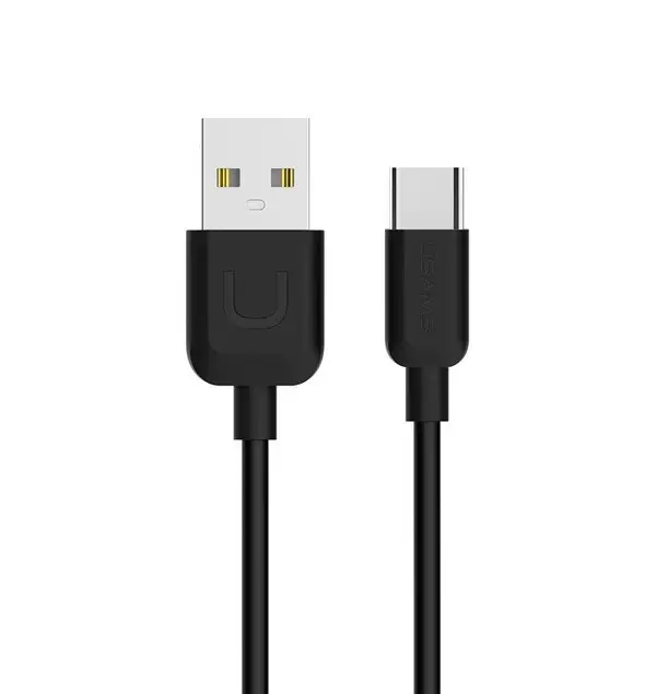 Usams U-TURN провод для передачи данных и зарядки | USB-C на USB-A | 1m | черный