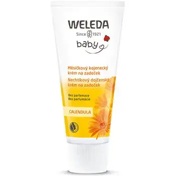 "Calming baby cream with moonflower"
