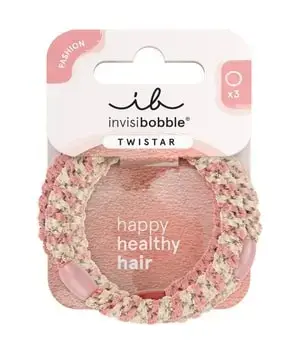 Invisibobble Twister Blush Braids Hair Elastics 3 Pieces