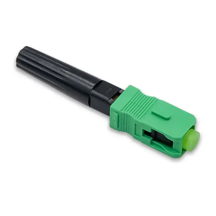 Qoltec SC / APC quick fiber optic connector | Singlemode | 0.9 | Set of 10 pcs