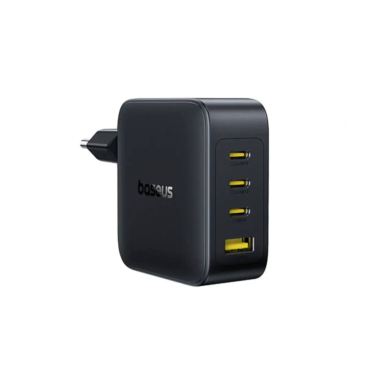 Baseus EnerFill FH11 tīkla lādētājs | 140W | GaN | USB-A, USB-C | melns