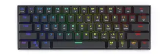 Klaviatūra Savio 60% Mechanical keyboard BLACKOUT BLUE Outemu