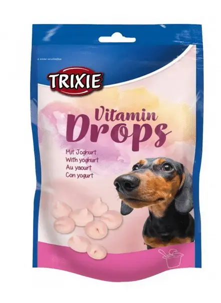 Gardums suņiem - Trixie Vitamin Drops with Yoghurt, 200g