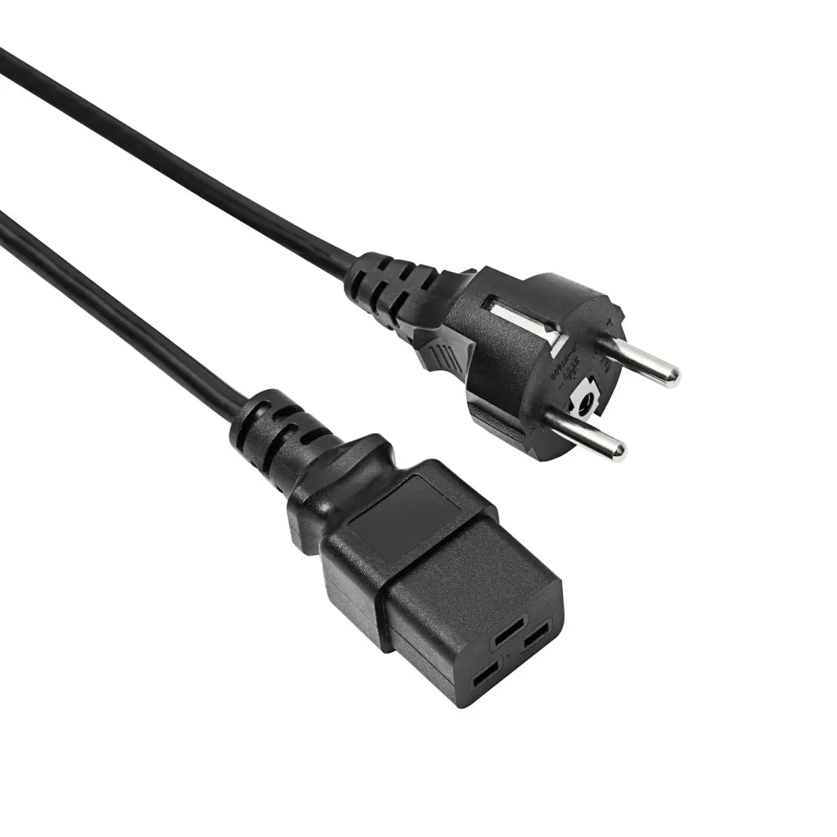 Power Cable for Server Akyga AK-UP-01 CU CEE 7|7 | IEC C19 1.8 m