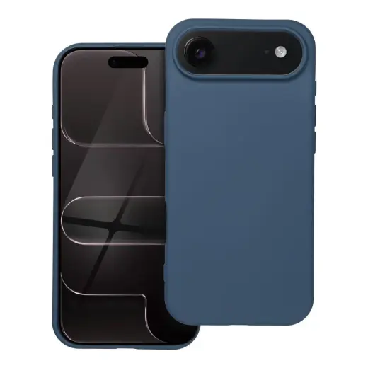 Silicone phone case for iPhone 17 Air blue