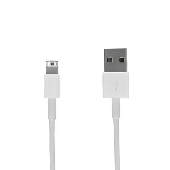 Kabelis - USB-Lightning - Iphone 5|6|7|8|X 1 metrs BALTS