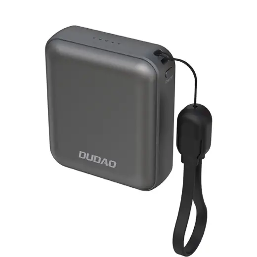 Dudao K22+ ārējais akumulators (powerbank) | 10000 mAh | 22.5W | USB-C | pelēks