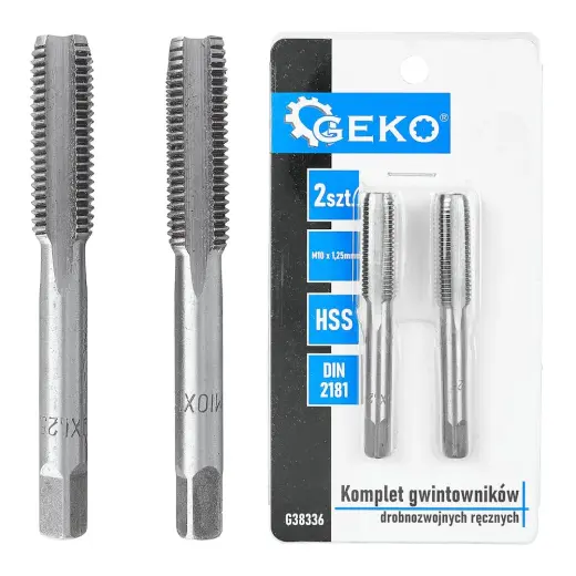 Smalkās vītnes vītņgrieži (2 gab. komplekts) M10x1,25mm