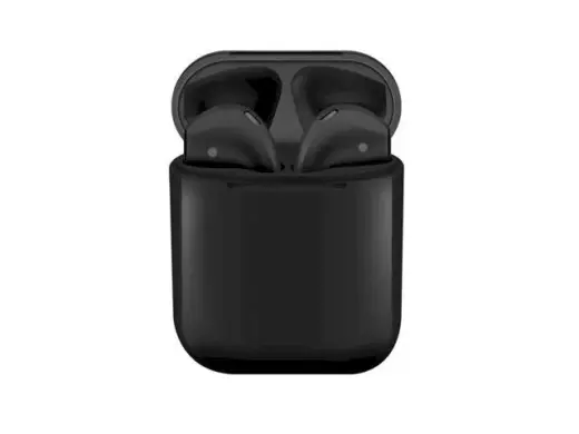 Беспроводные наушники iNpods i12 с микрофоном (черные)