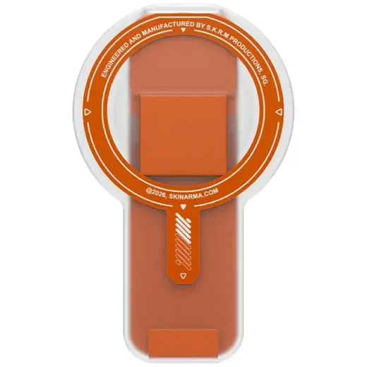 Magnetic handle Skinarma Arch XE Phaze Smart Grip-Stand orange