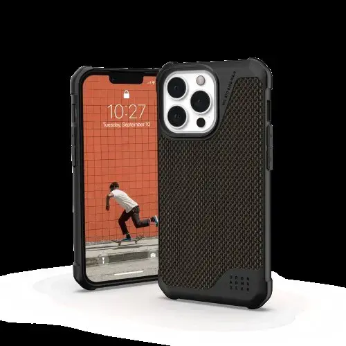 UAG Metropolis LT - protective case for iPhone 13 Pro (kevlar-olive) [go]
