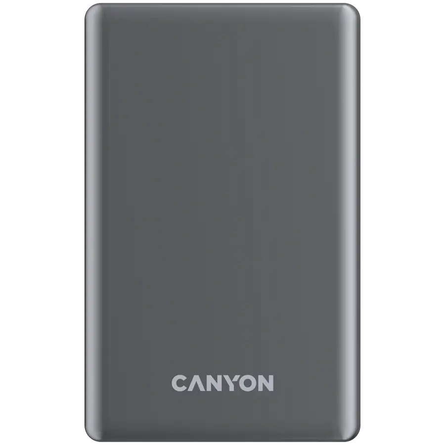 CANYON power bank OnPower 505 slim Magnetic 5000 mAh PD20W Dark Grey