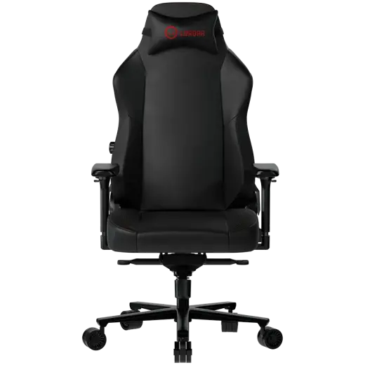 LORGAR Embrace 533, Gaming chair, PU eco-leather, 1.8 mm metal frame, multiblock mechanism, 4D armrests, 5 Star aluminium base, Class-4 gas lift, 75mm PU casters, Black