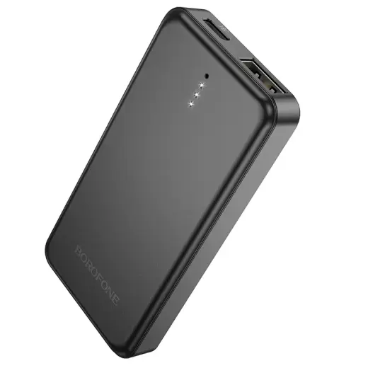 Borofone Ārējais akumulators (powerbank) 2500mAh BJ48 Mini - USB - melns