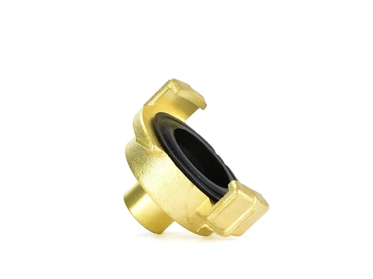 GEKA-type brass coupling, female thread 1/4"