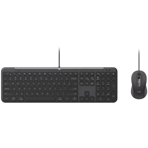 LOGITECH WIRED COMBO MK620 FOR BUSINESS - GRAPHITE - PAN - USB - NORDIC-613 - USB-C MK620B