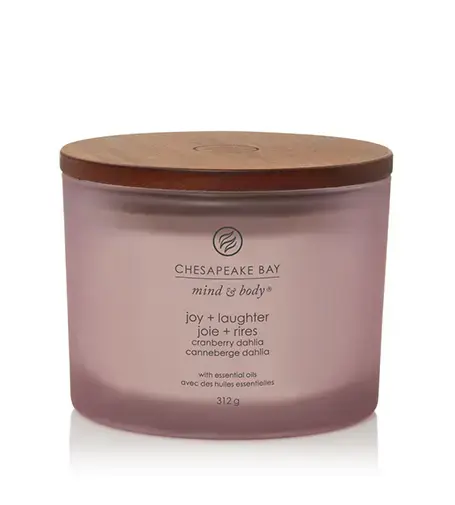 Chesapeake Bay Joy + Laughter scented candle with 3 wicks 312 g