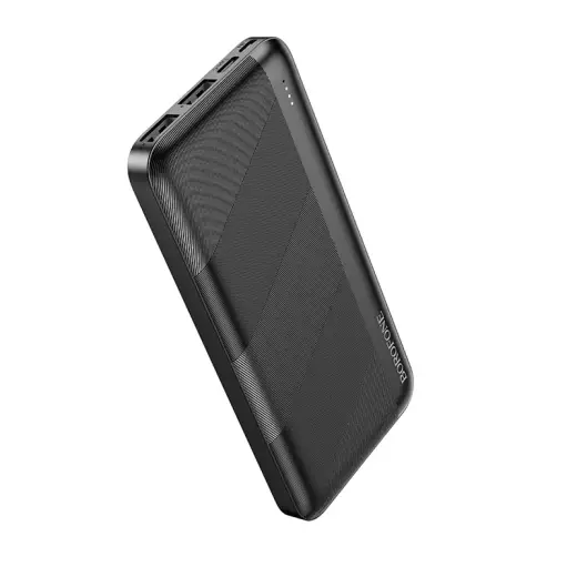 Borofone Ārējais akumulators (powerbank) 10000mAh BJ27 Pindar - 2xUSB - melns