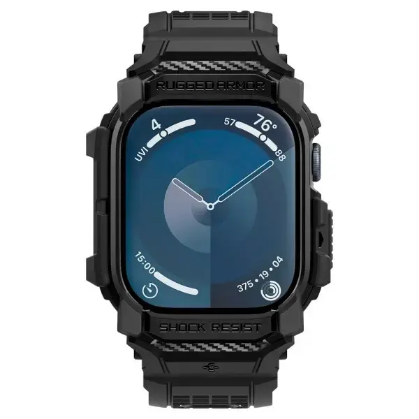Spigen Rugged Armor Pro Apple Watch 10 42mm czarny|matte black ACS08591