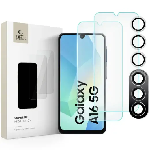 TECH-PROTECT защитное стекло для телефона Samsung Galaxy A16 4G | 5G прозрачный