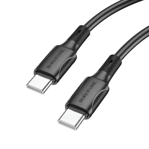 Borofone Cable BX80 Succeed - Type C to Type C - 60W 3A 1 metre black