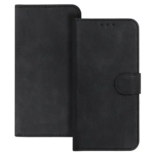 WONDER COMMON Universal Book Case (SIZE XXL) for Samsung S25 Ultra/S24 Ultra/M35/M23/A16 5G/Xiaomi Redmi 14C black