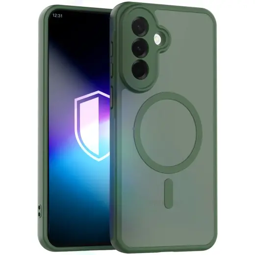 3mk Misty MagCase phone case with MagSafe support for Samsung Galaxy A27 5G (A276) green
