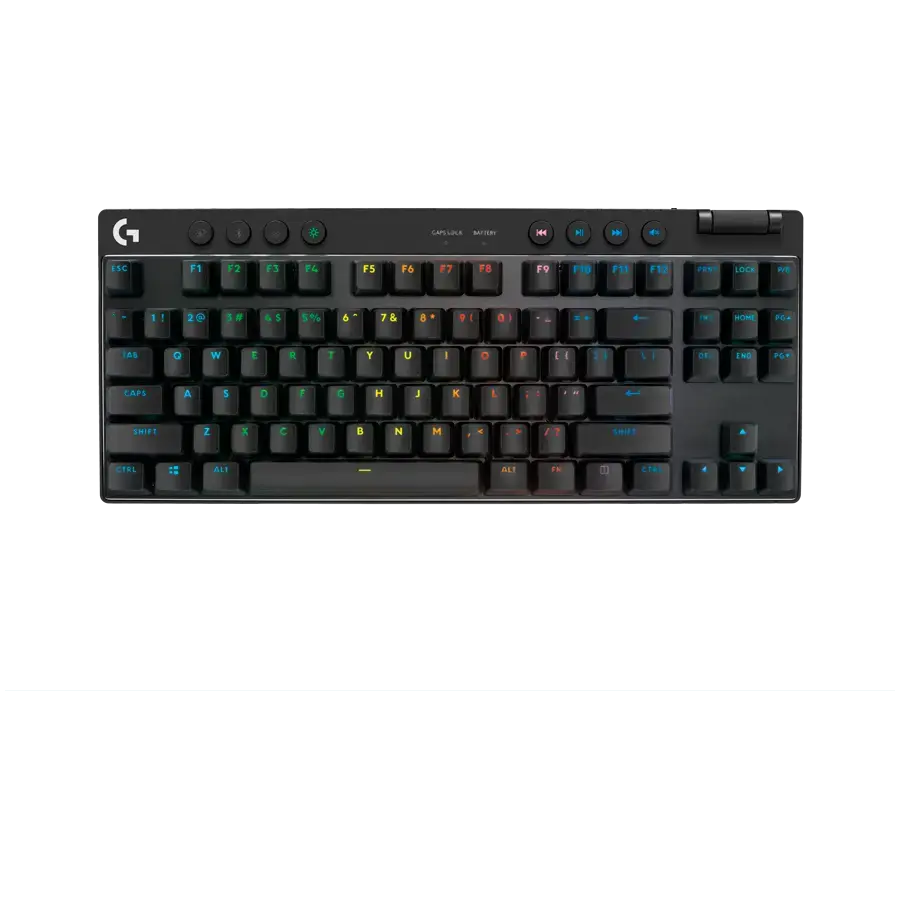 LOGITECH G PRO X TKL LIGHTSPEED Mechanical Gaming Keyboard - BLACK - NORDIC - LINEAR