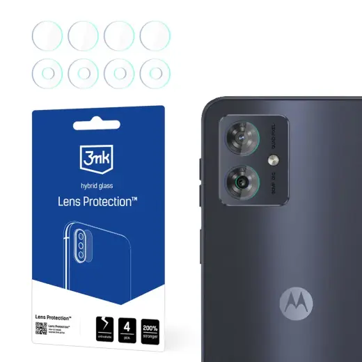 3mk Lens Protectionâ¢ hybrid camera glass for Motorola Moto G04s