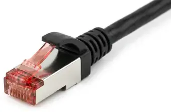 Kabelis Brackton Patch SF/UTP 0.25m CAT 6a Black