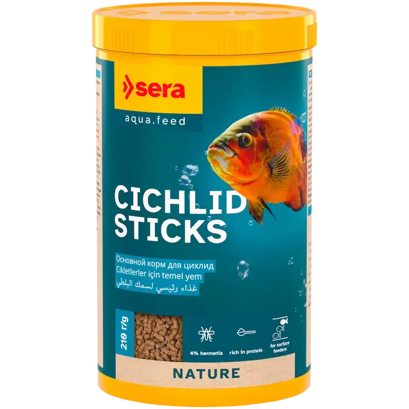 Barība zivīm - Sera Cichlid Sticks 1.000 ml (210g)