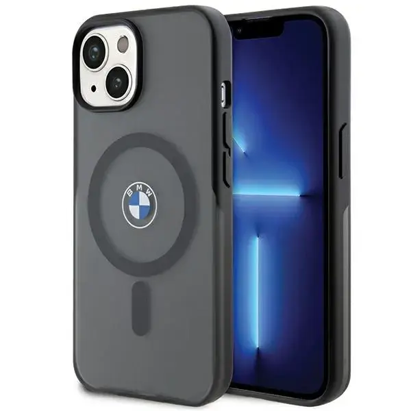BMW BMHMP15MDSLK iPhone 15 Plus | 14 Plus 6.7" czarny|black hardcase IML Signature MagSafe