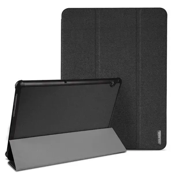 Dux Ducis Domo Magnet Case Grāmatveida Maks Planšetdatoram Samsung T970 | T976B Galaxy Tab S7+ 12.4" Melns