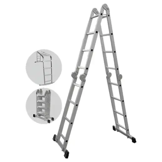 Kāpnes alumīnija 4x5 pakāpieni