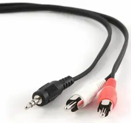 Kabelis Gembird 3.5mm Jack - 2x RCA 2.5m