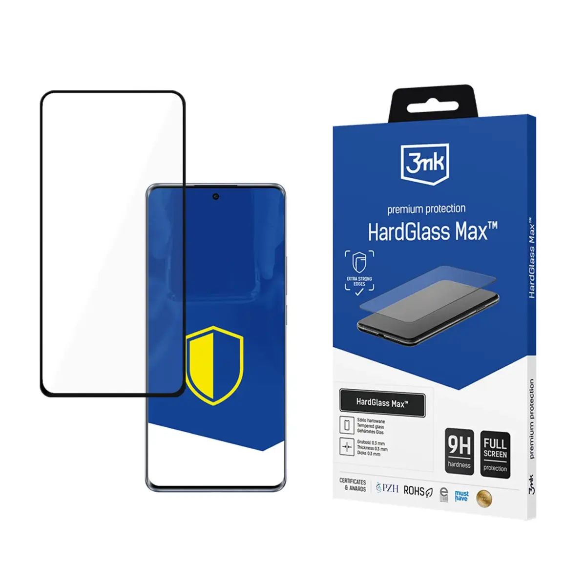 Oppo Reno 10 (CPH2531)/Pro - 3mk HardGlass Max Black
