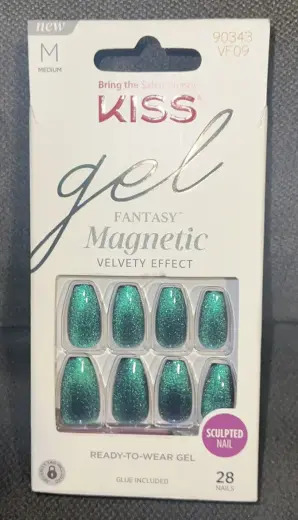 KISS Gel Fantasy Magnetic False Nails, Chameleon
