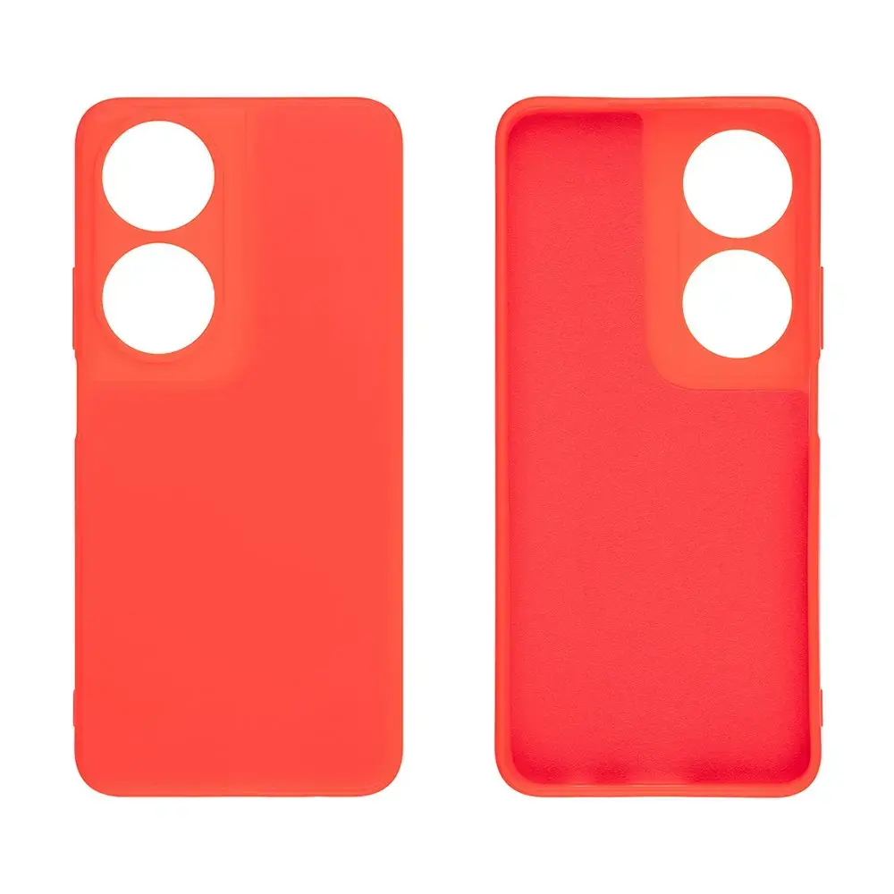 OBAL:ME Matte TPU Cover for Honor X7b Red