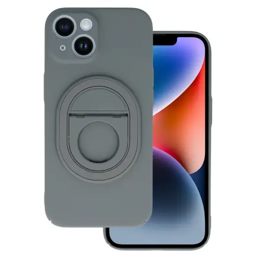 Tel Protect Magnetic Elipse maciņš telefonam iPhone 14 pelēks