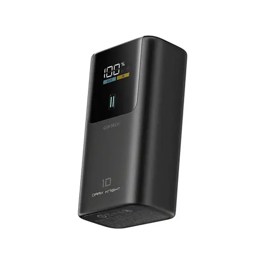 Cuktech PB1055 ārējais akumulators (powerbank) | 10 000 mAh | 55W | USB-C, USB-A | pelēks