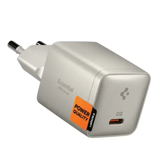 Spigen EE301EU-GAN tīkla lādētājs | 30W | GaN | USB-C | pelēks