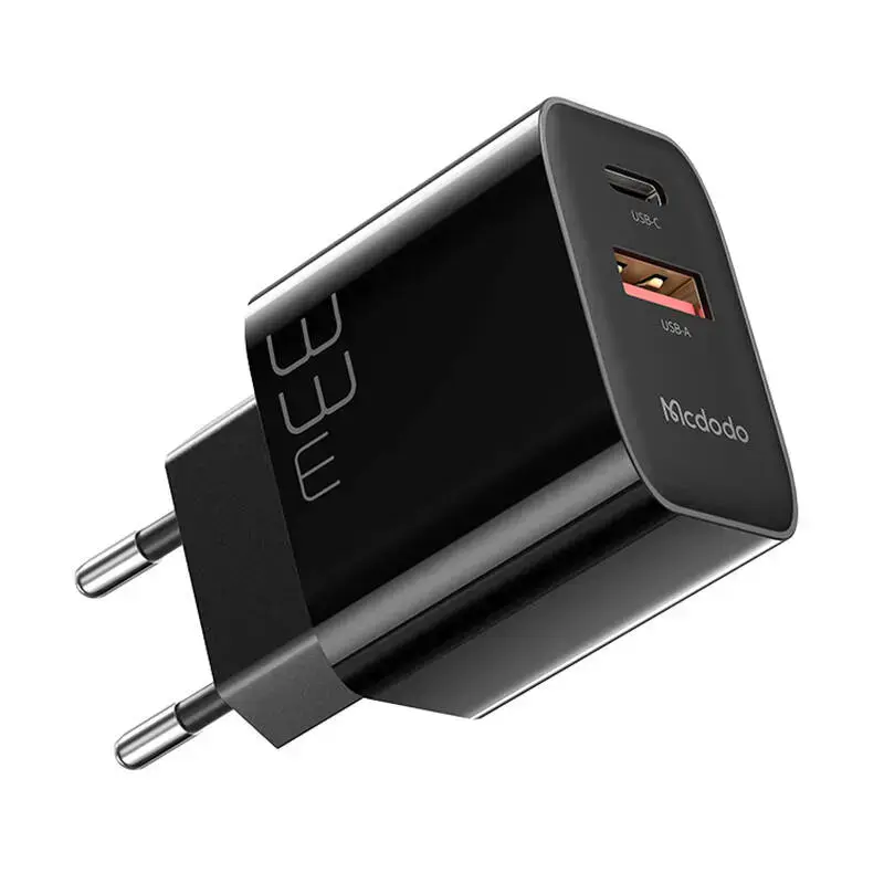 Mcdodo CH-0921 зарядное устройство | 33W | GaN | USB-C, USB-A | черное