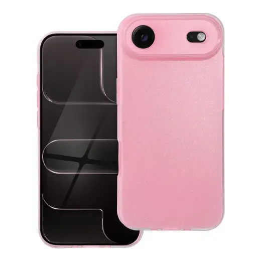 Blink 2 mm telefono dėklas iPhone 17 Air rožinis