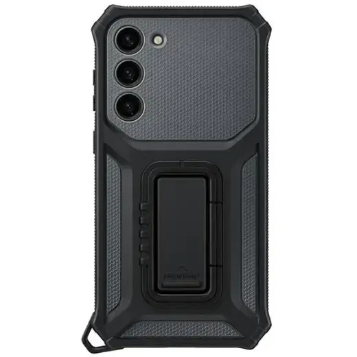 EF-RS916CBE Samsung Protective Standing Cover, skirtas Galaxy S23+, titano spalvos
