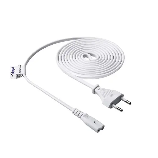 Akyga power cable for notebook AK-RD-06A Eight CCA CEE 7|16 | IEC C7 1.5 m white
