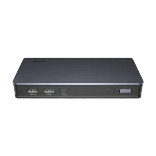 Adapter HUB UGREEN CM615 USB-C to 2x USB-A, 1x USB-C 3.1, 2x HDMI, 2x DP,  SD|TF, RJ45