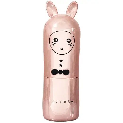 Inuwet, French Cake, Vegan & Natural Ingredients, Hydrating & Conditioning, Lip Balm, Nude Pink, 3.5 g