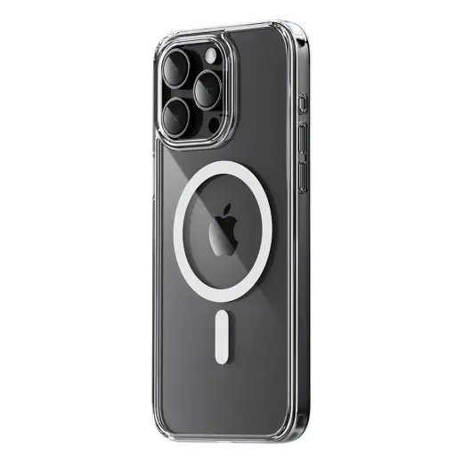 Rock Crystal Series Magnetic Case for Iphone 16 transparent
