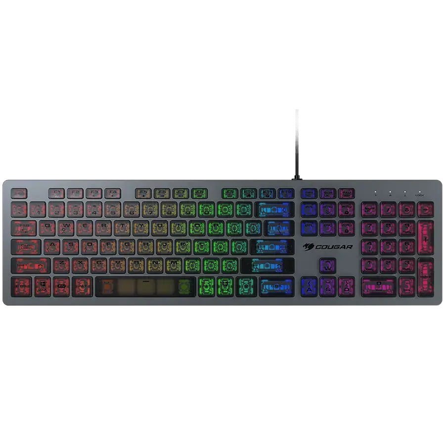 COUGAR VANTAR AX Gaming Keyboard, Aluminum RGB Scissor-Switch